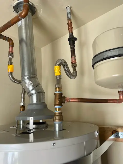 Water heater installation and plumbing repair in The Hills
